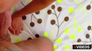 A cutie with a perfect body always wants to fuck her neighbor in cum pantyhose.