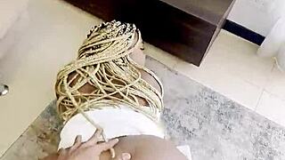 Tricking Girlfriend With Horny Stepsister's Big Ass