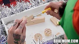 Does Mrs Claus Cure Loneliness with Taboo Kissing?