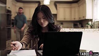 Asian Teen Lulu Chu Joins MILF Vic and Roommate Seth Gamble!