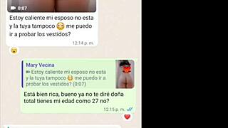 Doña Mary finally gives in for steamy mature action