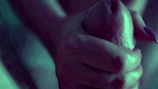 Lewd Girl Sucks Her Man's Big Cock! Rough Face Fucking and Ball Licking!