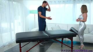 Cougar Betty Foxxx rides cock after sensual massage.