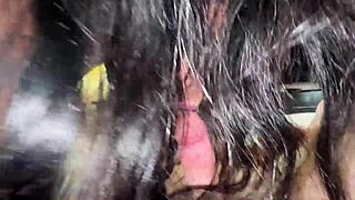 I, Candice, passionately cum fuck my stepson in the bedroom