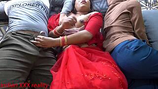 desi indian stepmom gets naughty with stepson in hot hindi action