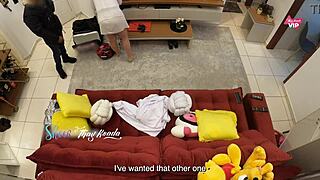 thay ksada lets delivery guy fuck her on sofa 😈