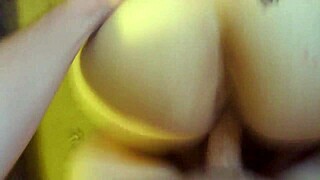 GF Gets Down in Front of Desk!