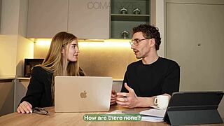 Why Did Big Tit Secretary Flop at Work?