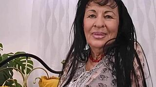 bbw lilian, a hairy mature, gets off with wild solo play.