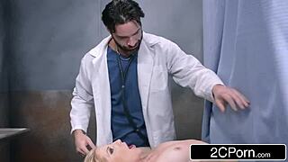 Double trouble as docs pound blonde milf with intense DP