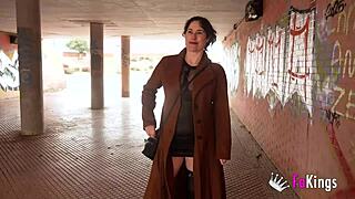 Emmita Smile Flaunts Huge Boobs for Seduction. Young 18+ Guy Can’t Resist Her Charm!