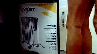 Beautiful amateur mature couple engages in intense anal assfucking at home