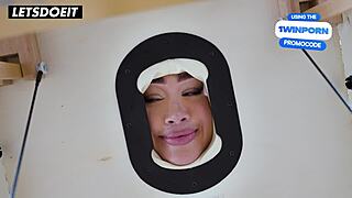 cheating latina milf samie duchamp takes on masseur