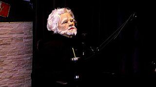 Belinha baracho in sheer red lingerie gives handjob outdoor