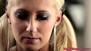 Strapon-Loving Teen Enjoys Intense Anal Play with Big Tits