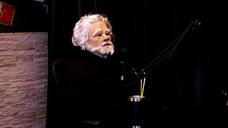 Belinha baracho in sheer red lingerie gives handjob outdoor