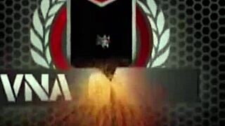 Sophie Dee rides metallic dildo in chat!