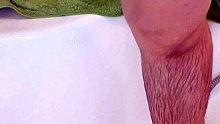 I masturbate my hairy pussy to orgasm