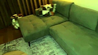 Poor Student Girl Tricked into Outdoor Gym Action