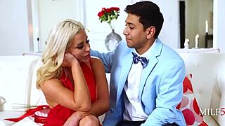 Cute Beautiful Big Ass Cougar Wife in Lingerie Gets Fat Ass Fucked by Mother in Law's Not Son on Valentine's Day