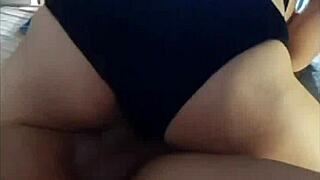 Horny milf rides pussy hard in homemade video