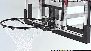 Sophia Lomeli as basket whore gets fucked by Johnny Sins at work