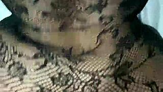 Big ass mature woman in lingerie poses for photos