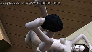 Son Fucks Stepmom on Desk, But It's Not Him?