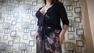 Hot Asian Girl Plays With Natural Big Tits For Lover!