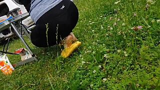 lifestyle vlog compilation of milf brunette on vacation