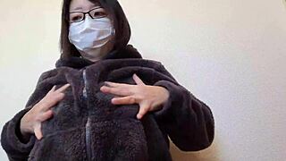 a married woman touches herself while rubbing her chest in full video link