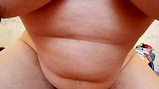 Hairy mature woman riding in intimate session