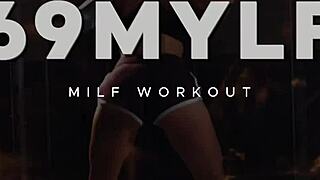 Innocent milf andi avalon feels emotional during gym fuck.