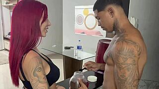 Redhead Pays Neighbor With Tight Pussy For Expensive Coffee In Intense Pov Fuck