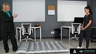 Nina White Feels Intense Pleasure Fucking Boss In Nuru Massage