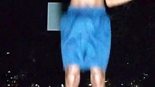 i explore the park with my brunette teacher