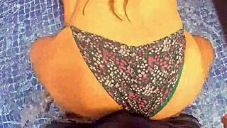 milf culona drilled in water, craves cock over food