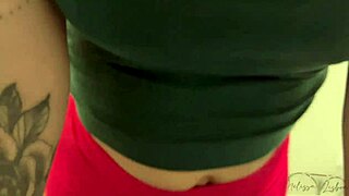 Redhead takes monster cock bareback after gym