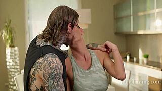 milf gets unexpected anal workout at gym with dean van damme