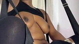 Petite Mistress Rides Big Cock, Ass Shaking And Squirting