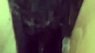 Elza Kom in sexy nylon and heels.