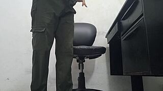 Why does this feminine doctor touch herself during patient care?