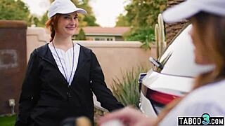 Siri Dahl strapon fucks teen pussy?