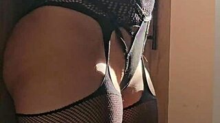 Mature woman visits when husband works