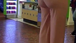 Mature Milf Shows Off Her Big Ass