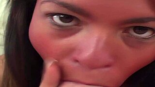 cute teen rosario gets facial after blowjob