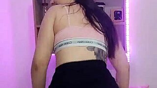 Brazilian girl dances funk while masturbating wetly with dripping tits and ripped clothes