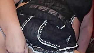 Milf Strips Revealing Big Boobs and Pussy