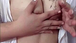 viral teacher flashes tits without bra!