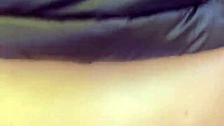 Curvy Latina slut licks balls in risky outdoor cum-covered fun